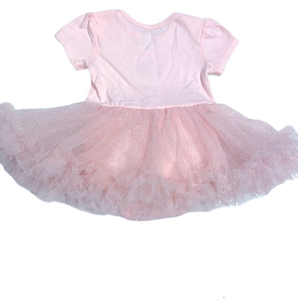 071 Rococo Blush First Birthday Tulle Dress - Picture 3 of 5